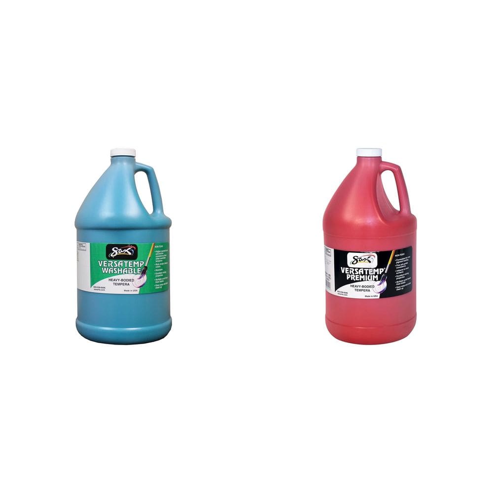 Kit de pintura Casafoyer Versatemp Heavy Bodied 3,78 L turquesa e vermelho