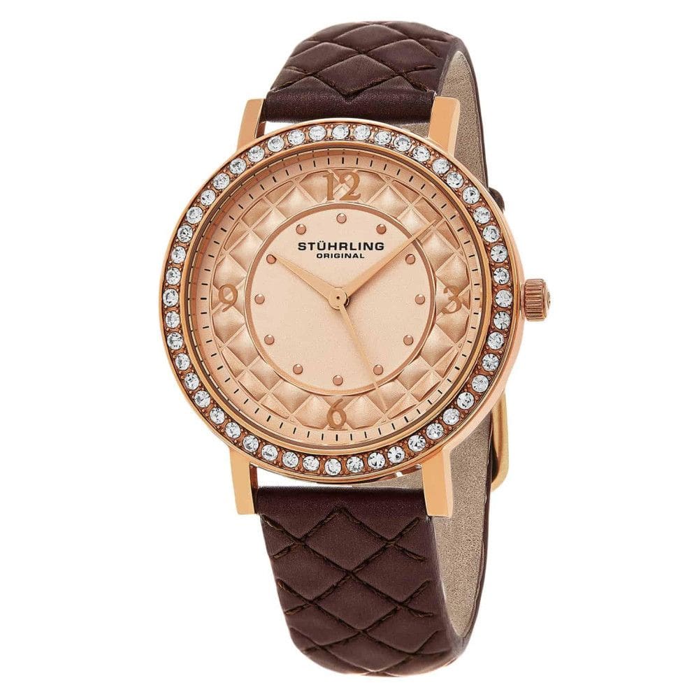Relógio Feminino Stuhrling Audrey 786 Quartzo 38mm, Bege