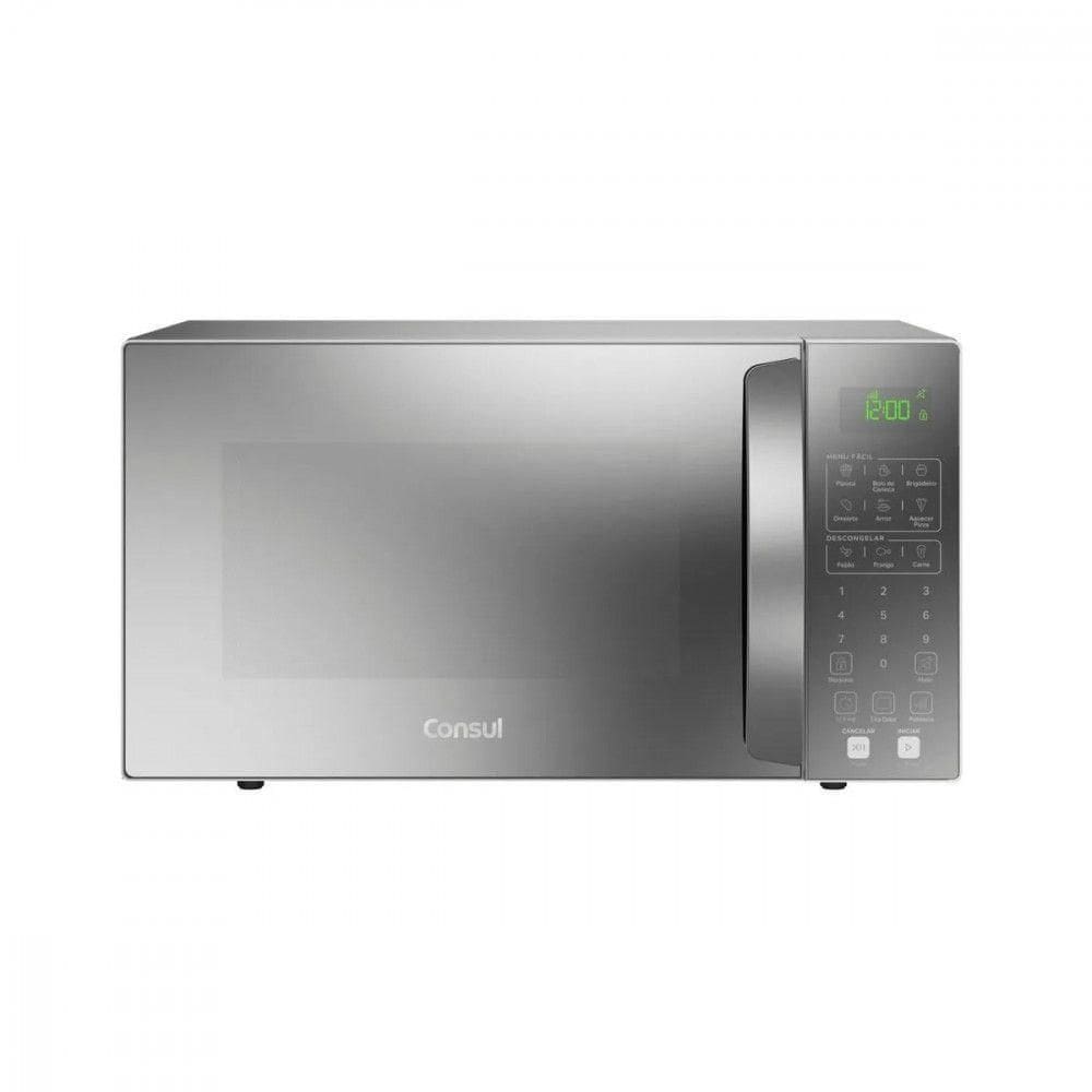 Forno Micro-ondas Consul CMS46AR 32L Cinza Espelhado 220V