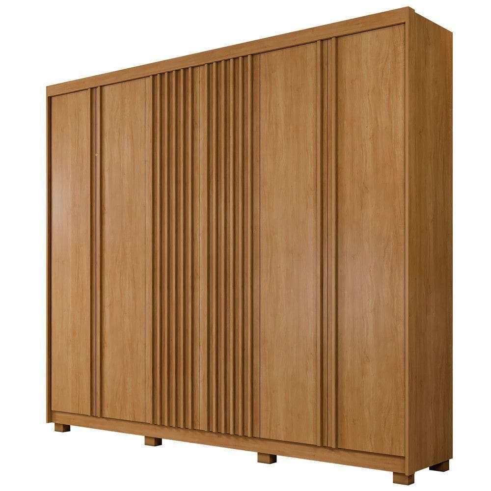 Guarda Roupa Montreal 6 Portas 6 Gavetas 9 Prateleiras Cinamomo