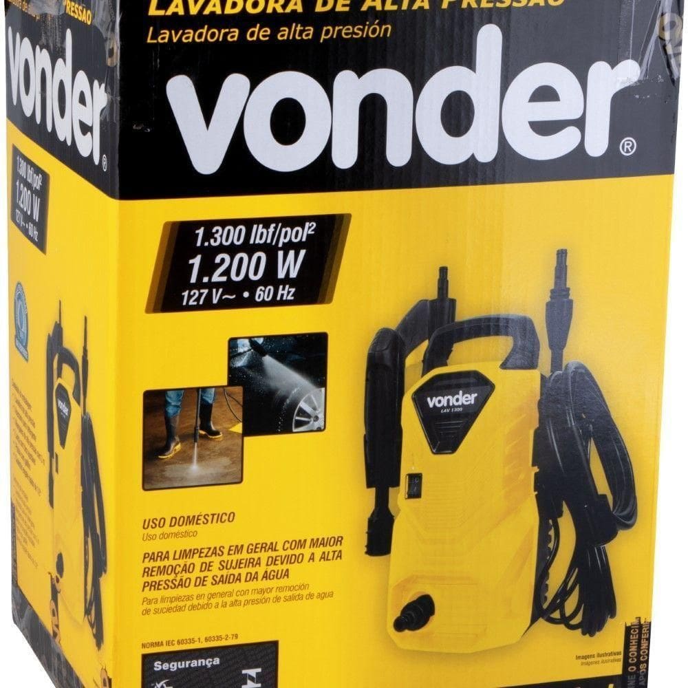 Lavadora Alta Pressao 1300 Lbf-pol Lav1300 Vonder 110V