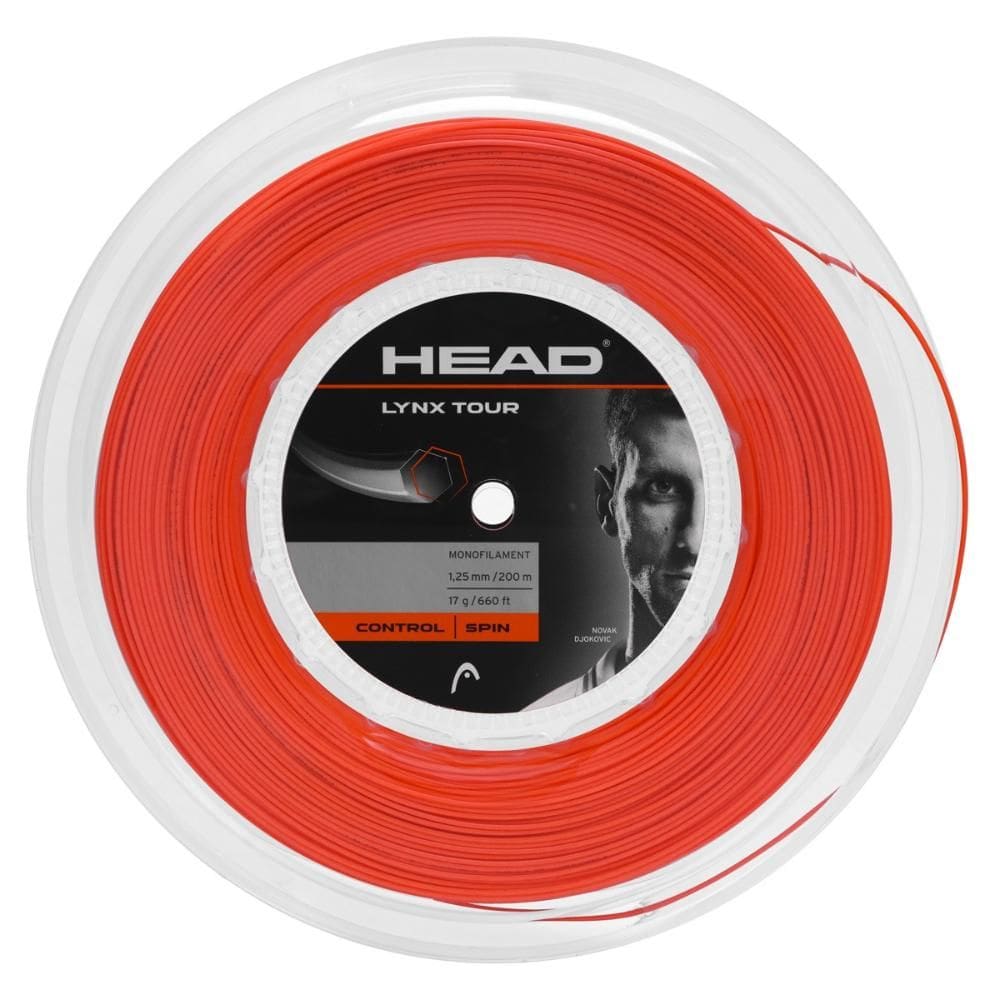 Corda Head Lynx Tour 17L 1.25mm Laranja - Rolo com 200 Metros