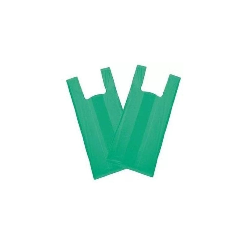 Sacolas Sacolinhas Plastica Verde Reciclada 15 Kg