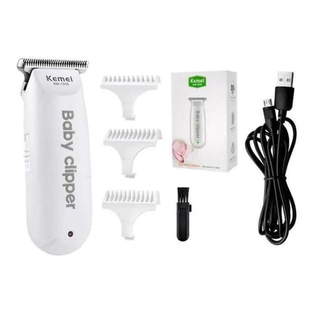 Maquina Cortar Mini Cabelo Criança Portátil Kemei 1319