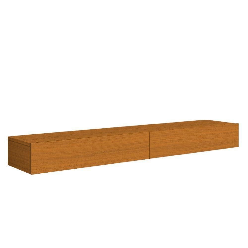 Rack Suspenso Para Painel Ou Até 55 Polegadas 2 Portas 1,10m Egeo Edn Madeirado