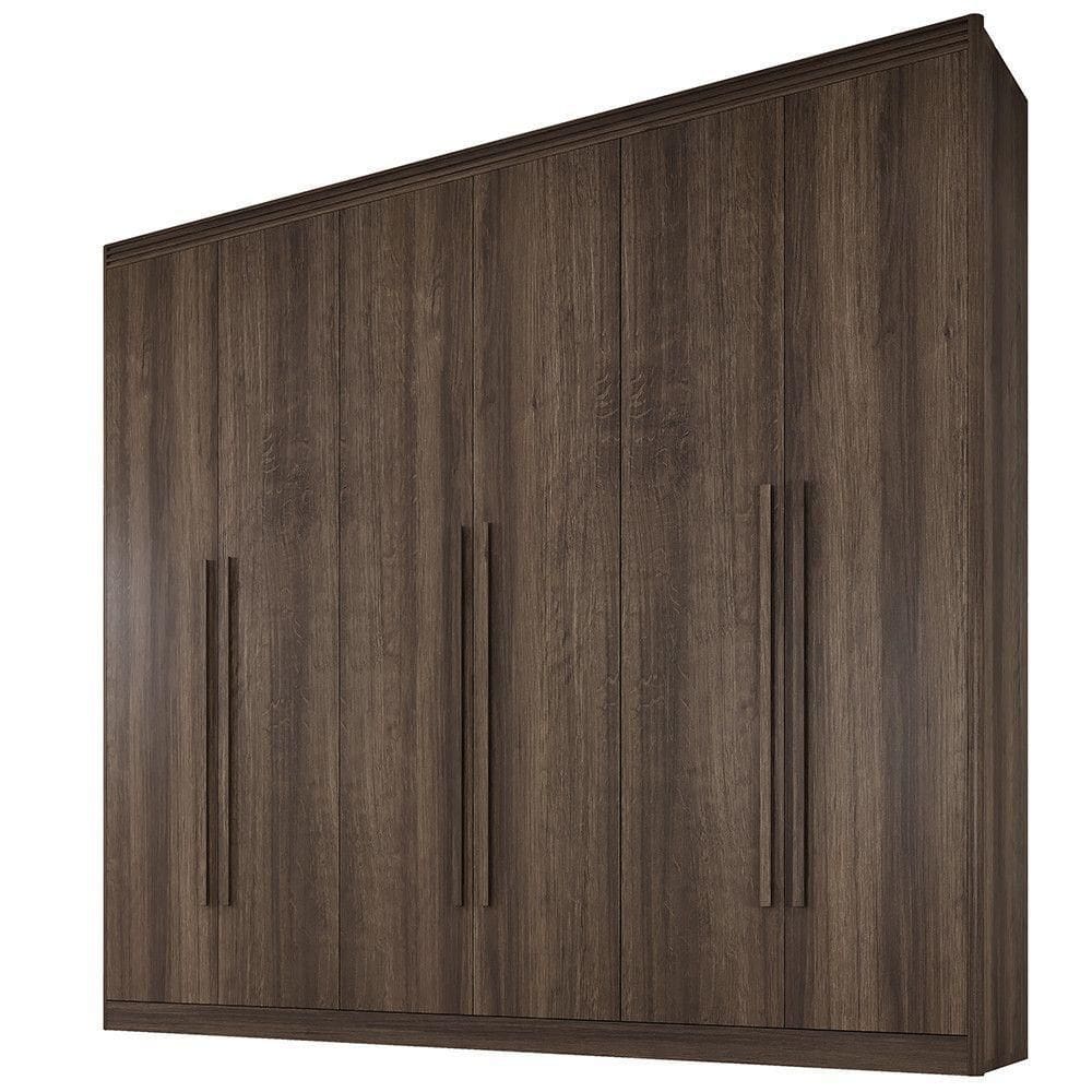 Guarda-roupa Cancum - 6 Portas 6 Gavetas - Benetil Imbuia