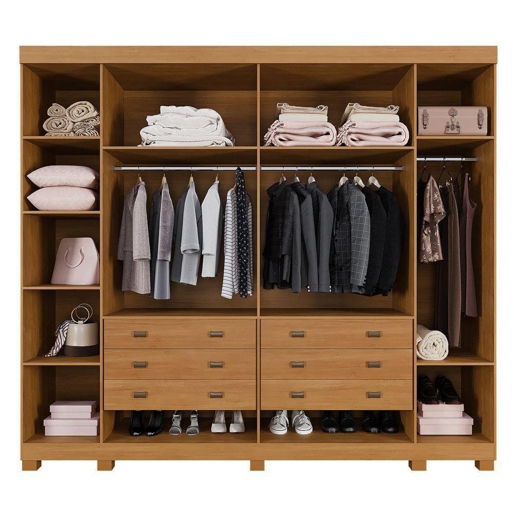 Guarda Roupa Noruega 6 Portas 6 Gavetas 12 | Casas Bahia