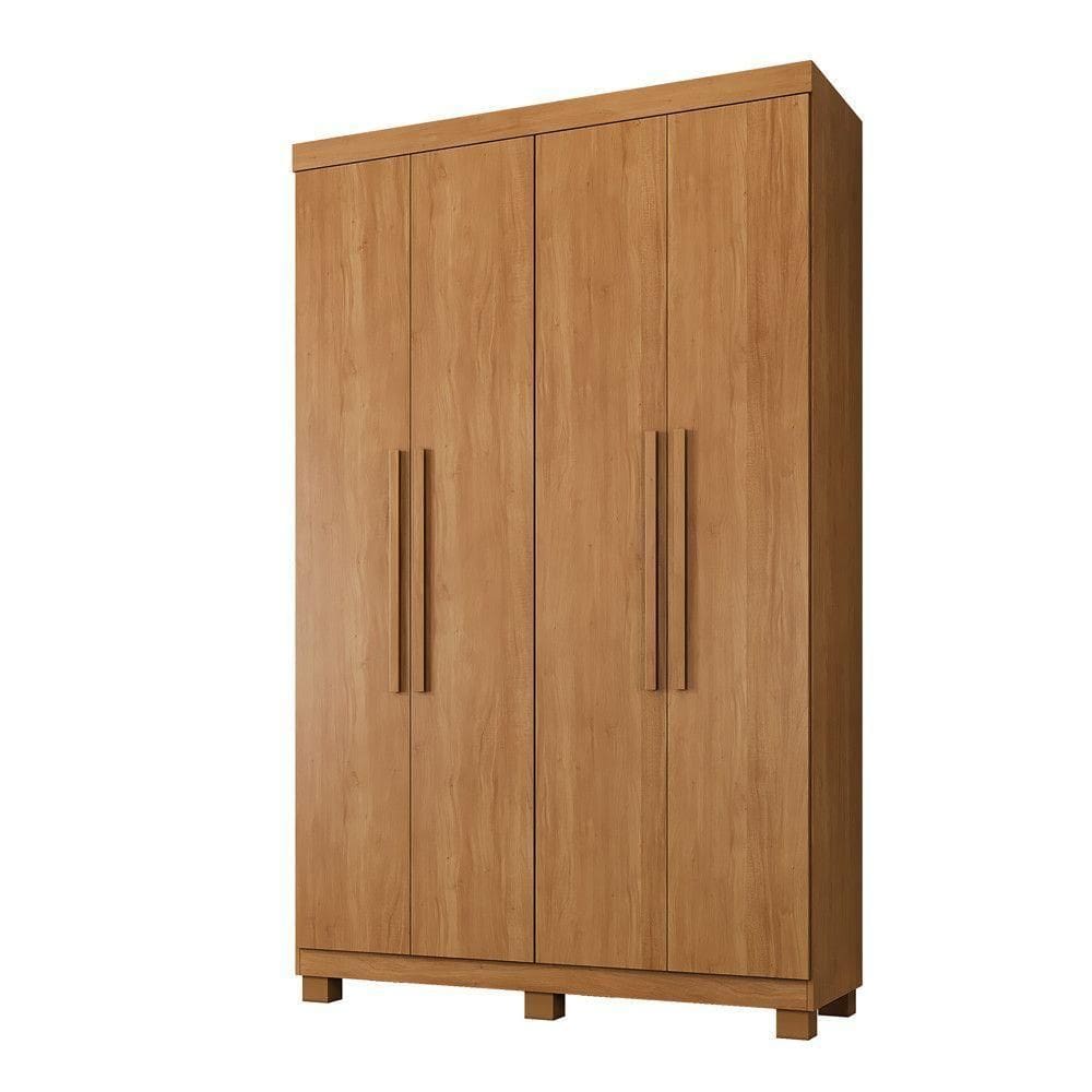 Guarda Roupa Itália 4 Portas 3 Gavetas 5 Prateleiras Cinamomo