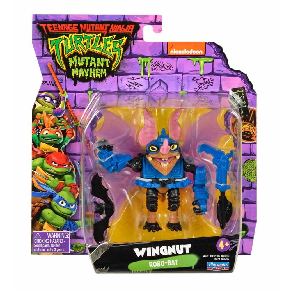 Boneco Wingnut De 10Cm Do Filme - As Tartarugas Ninja
