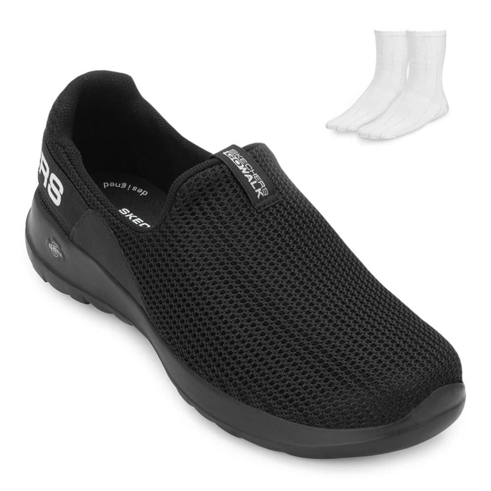 Tênis Iate Skechers Go Walk Max e Meia PT SK25-89438