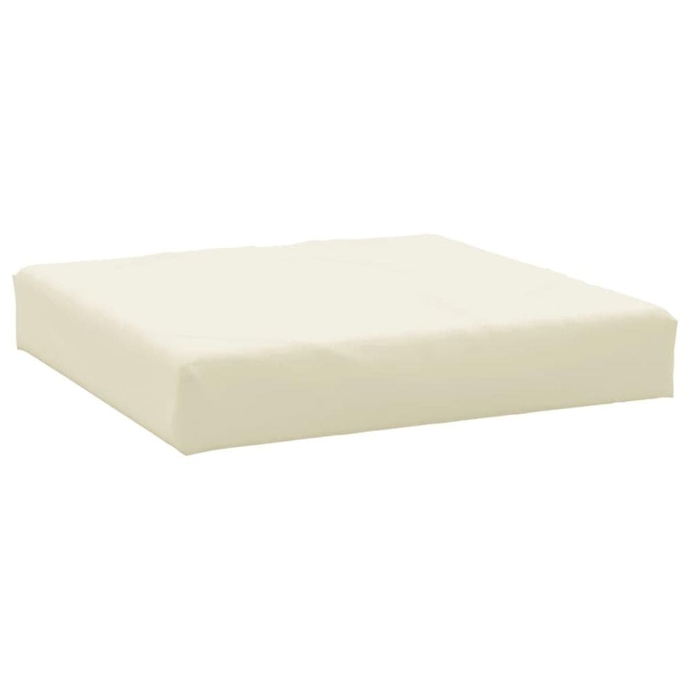 Almofada de chão VidaXL Cream Fabric 60x60x6cm
