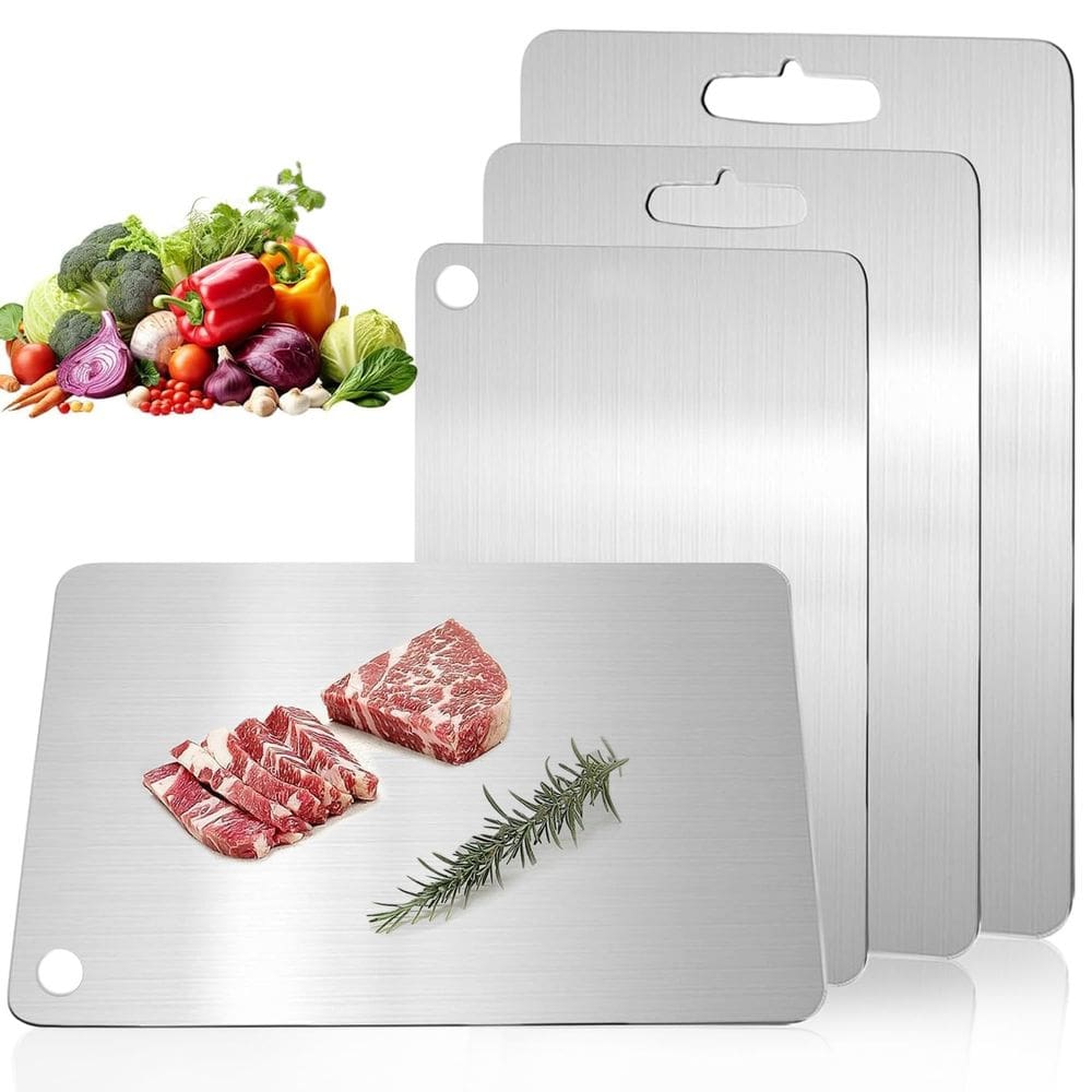 Tábua de corte Katuchef Titanium para cozinha (S+M+L)