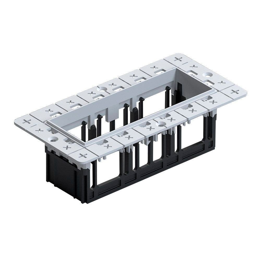 Moldura No-Frame Nordecor 6682 para 3 Módulos Tap