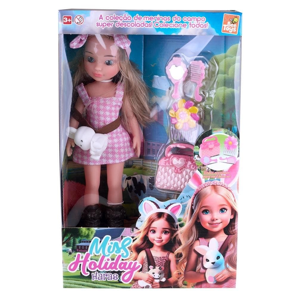 Boneca Miss Holiday Loira Beetoys