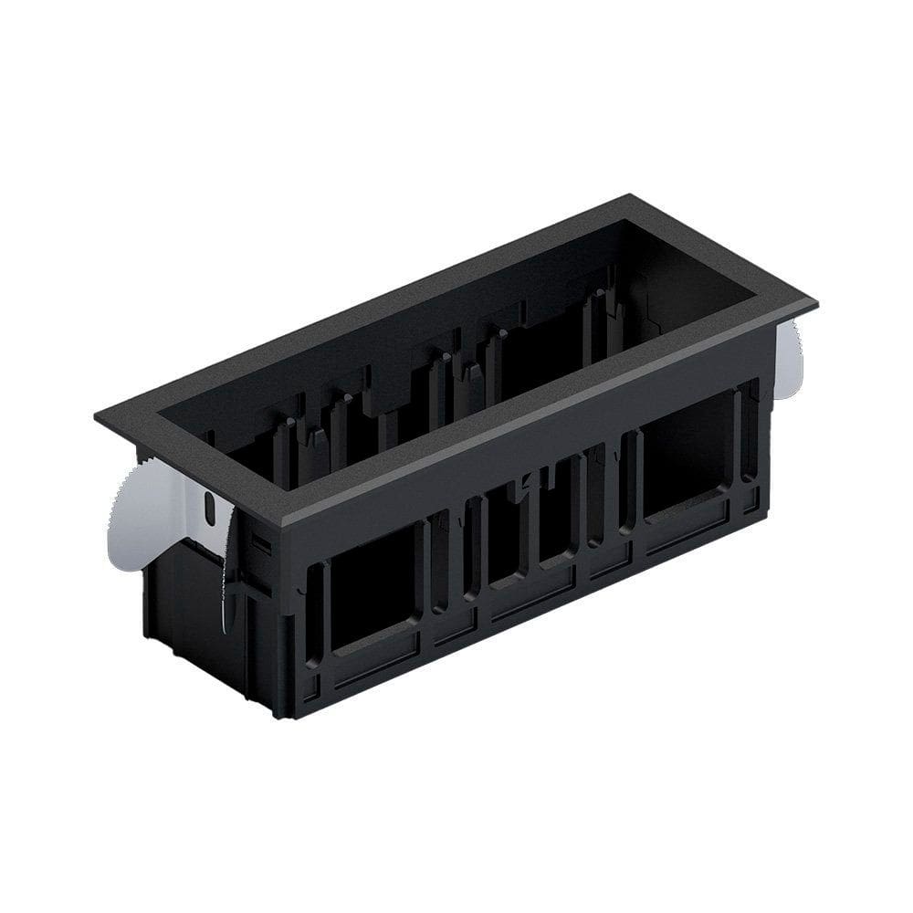 Moldura de Embutir Nordecor 6677 para 3 Módulos Tap