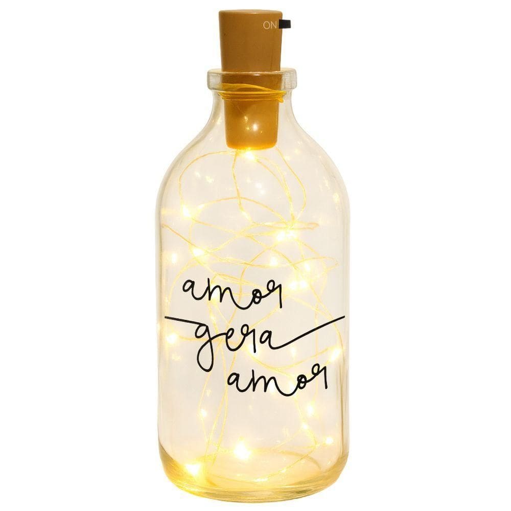 Garrafa Paris 500ml Led Amor Gera Amor