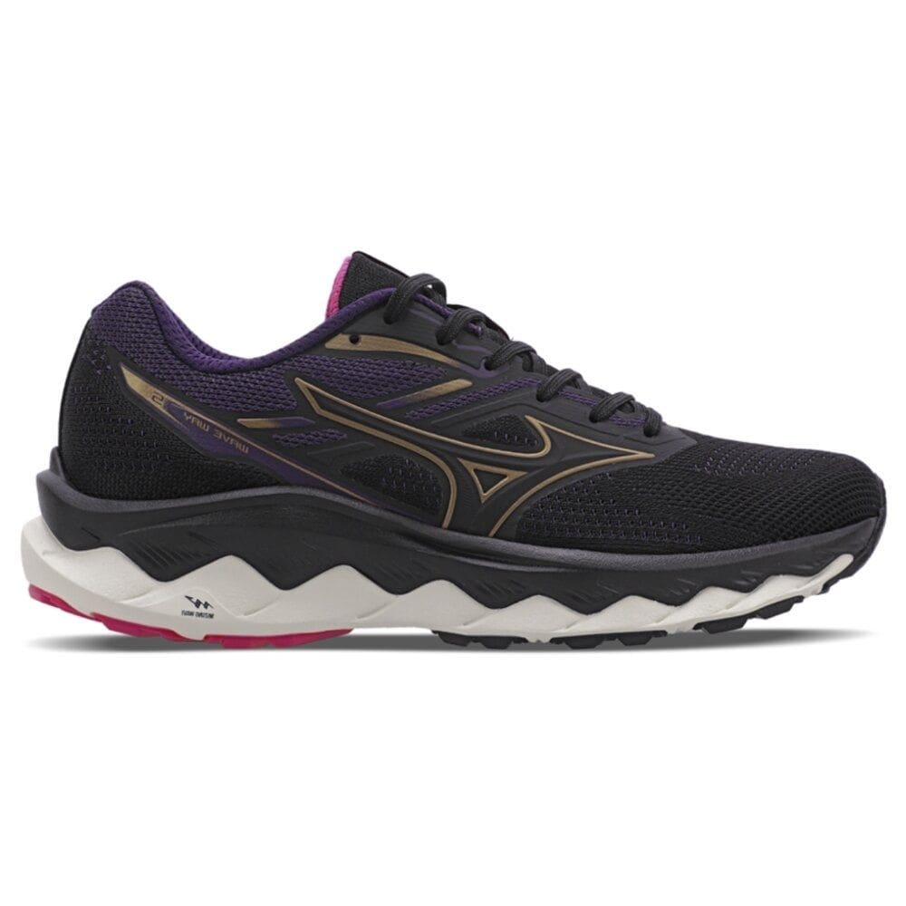 Tênis Mizuno Wave Way 5 - Feminino - Preto-Pink