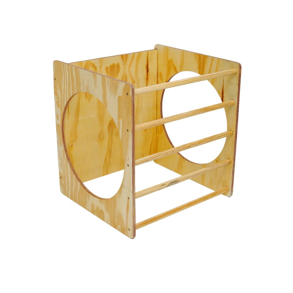 Cubo explorador aberto - A Casa da Criança