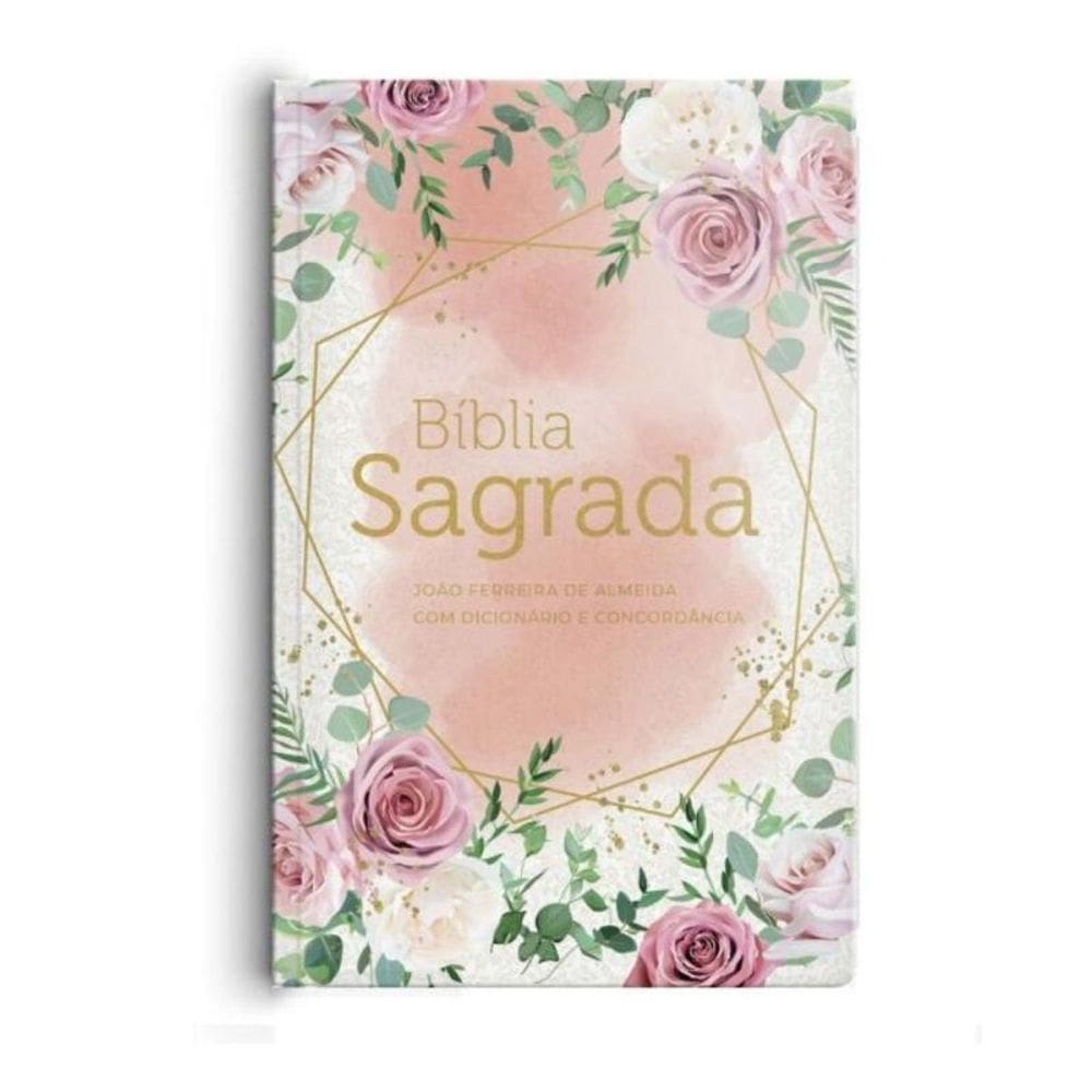 Biblia Rc Gigante - Dicionario E Concordancia-Rosa