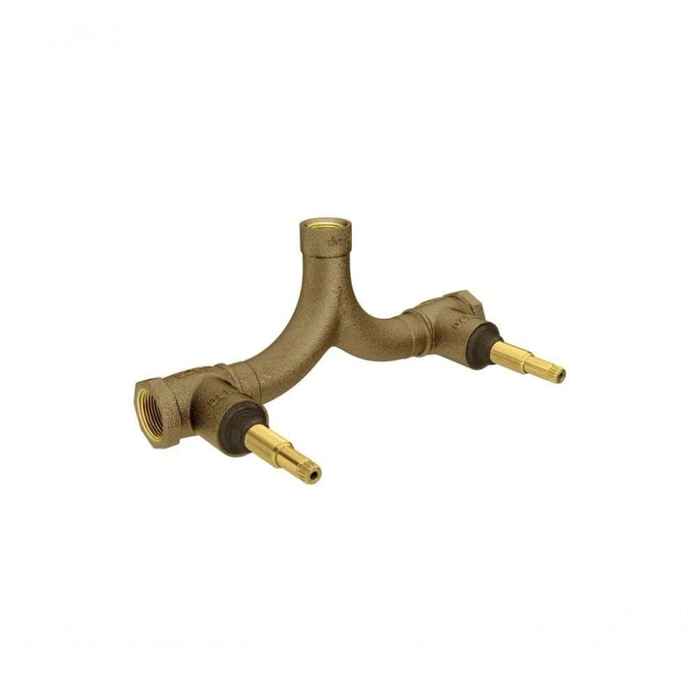 Base Para Misturador De Ducha Com Entrada Horizontal 3/4`` Cobreada