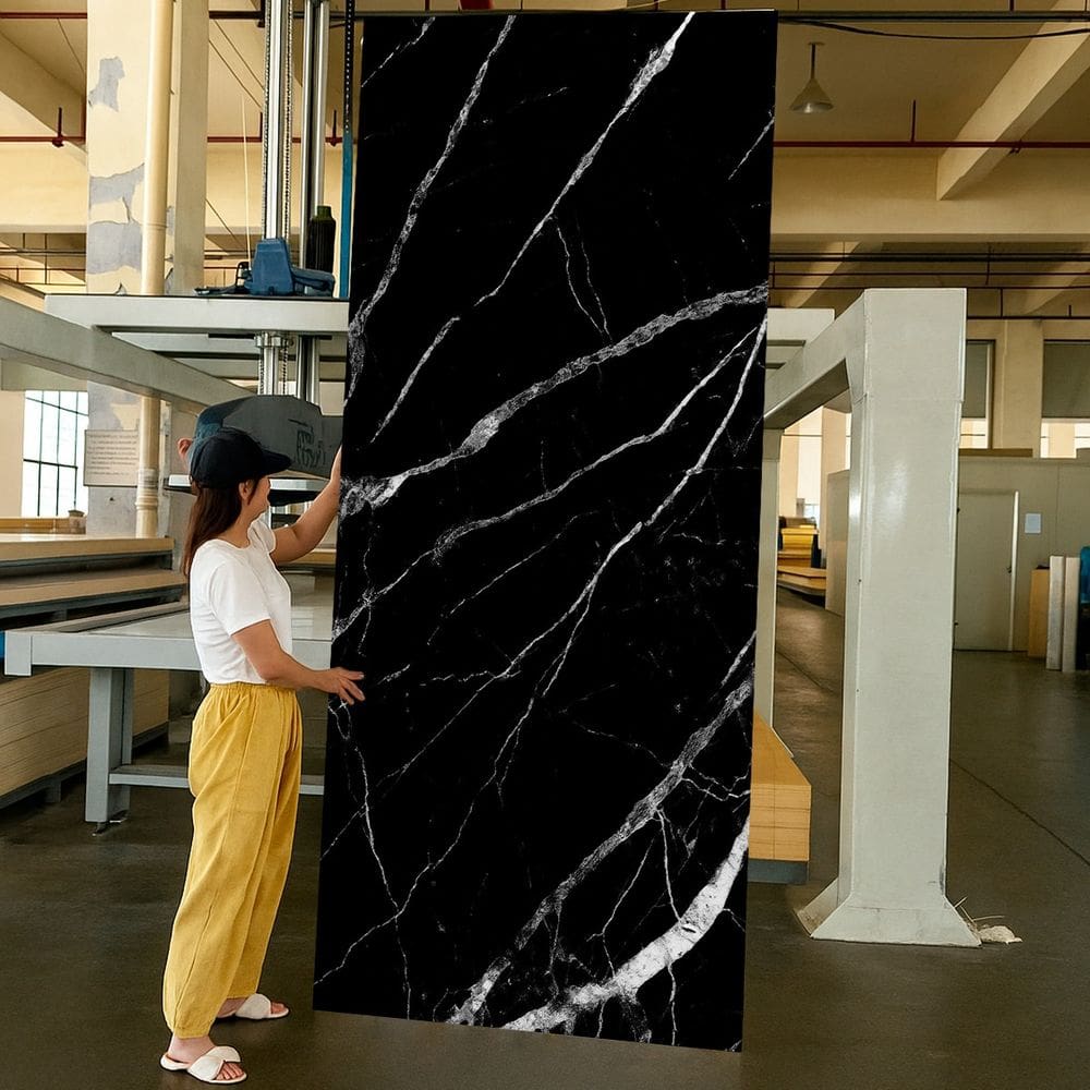 2 Placa Mármore 3d Adesivo Parede Lavável Rolo 6,24m2 Grande