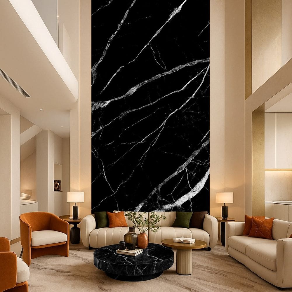 4 Placa Adesiva em Rolo 3d Marmore Parede Lavavel 260X120cm