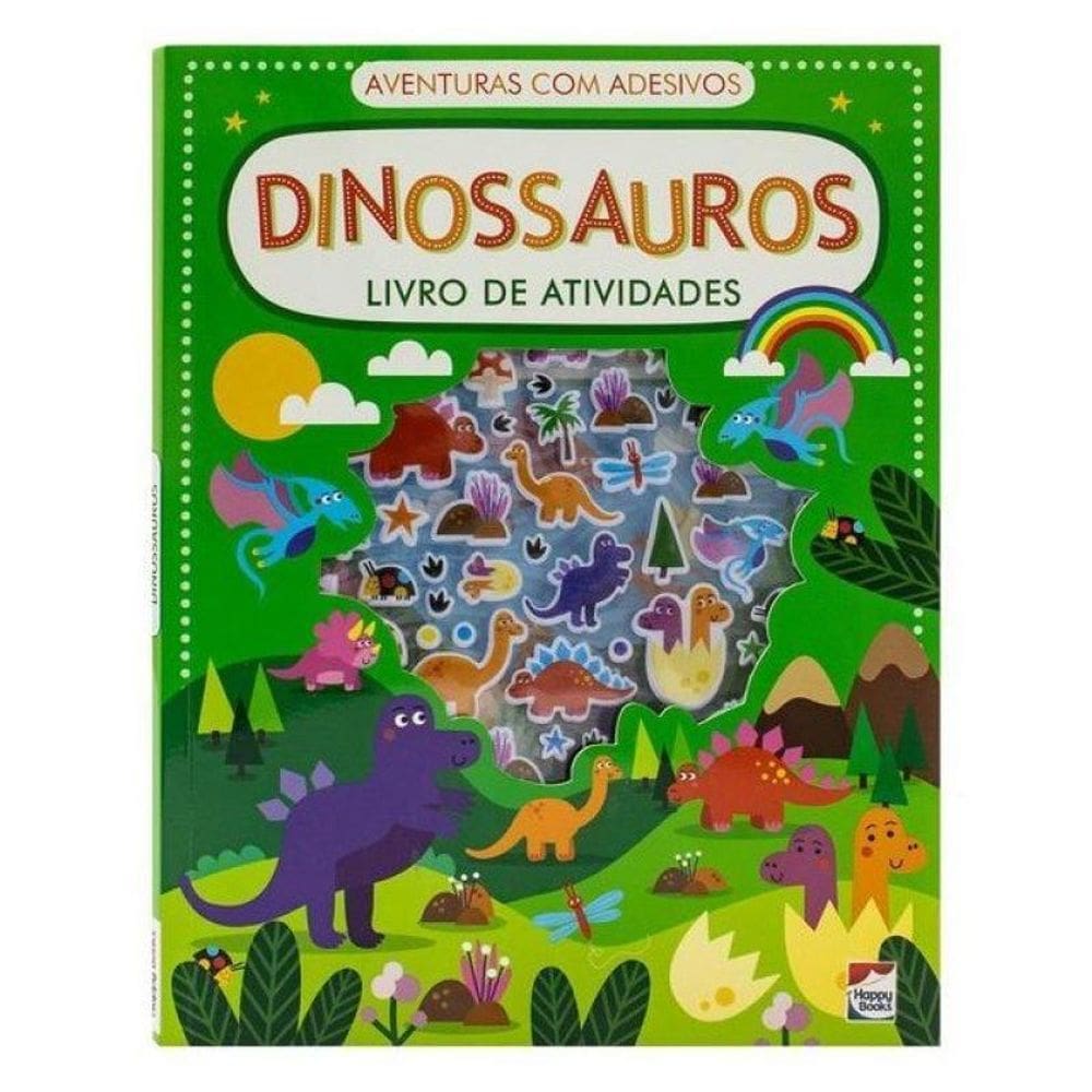 Aventuras Com Adesivos - Livro De Atividades: Dinossauros