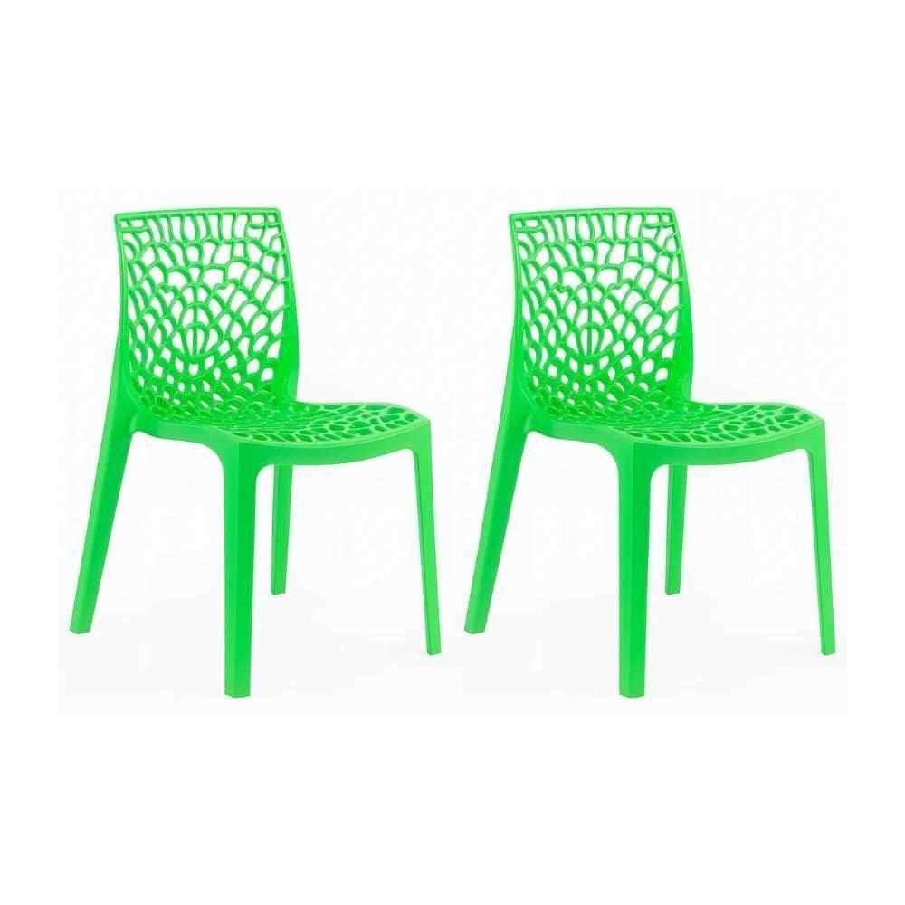 Kit 2 Cadeiras Gruvyer Jantar Cozinha Verde Claro Verde Claro