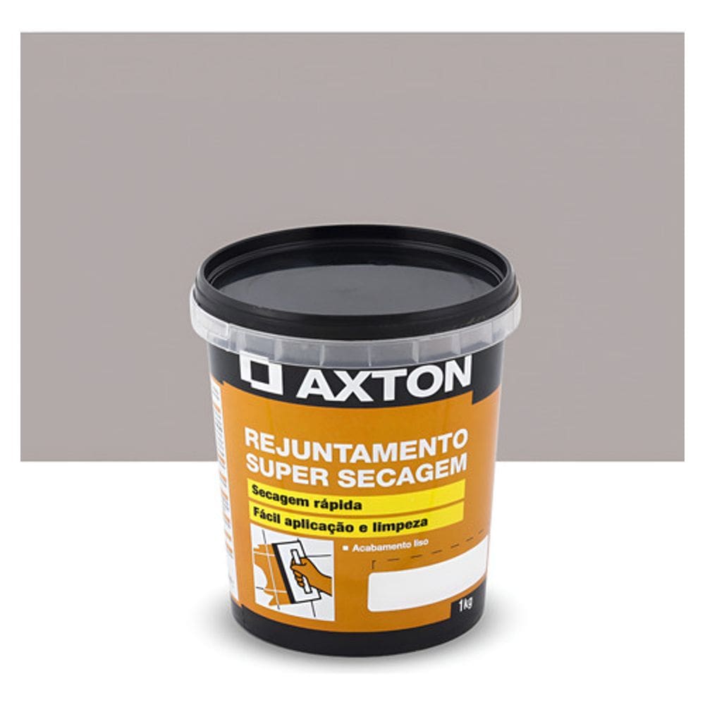 Rejunte Acrilico Profissional Cinza 1 Kg Axton