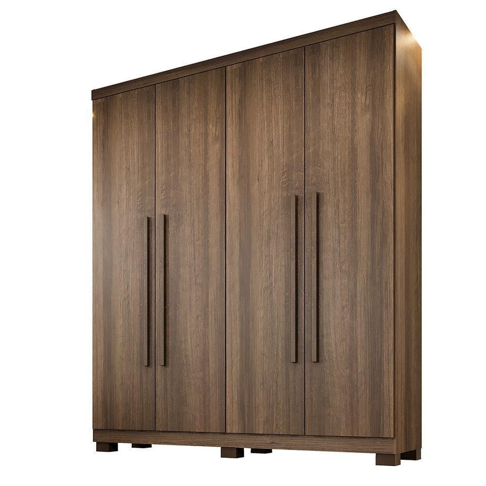 Guarda-roupa Filadélfia 4 Portas 3 Gavetas - Benetil Imbuia