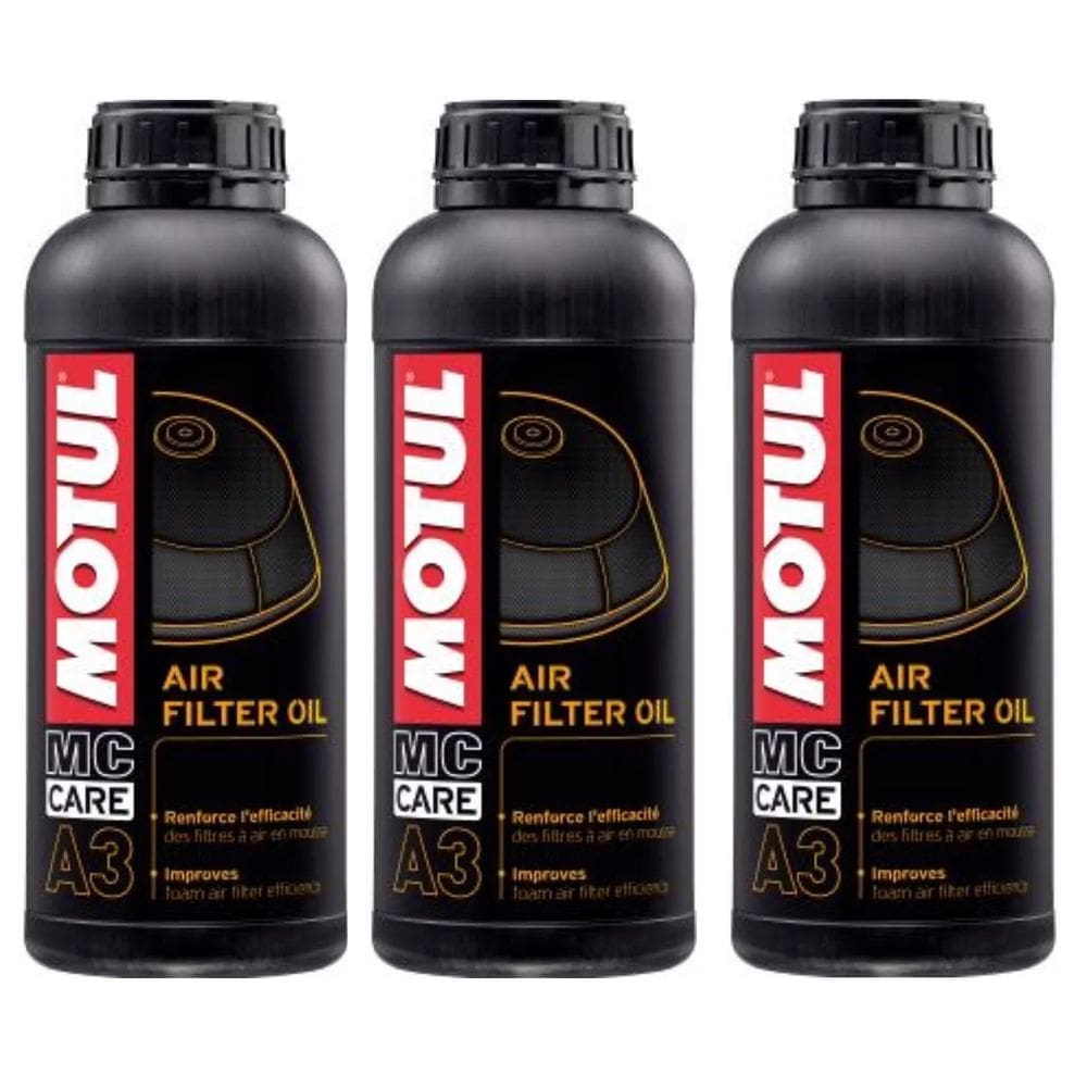 Óleo Para Filtro Espuma Motul Mc Care A3 Air Filter Oil KIT COM 3 LITROS