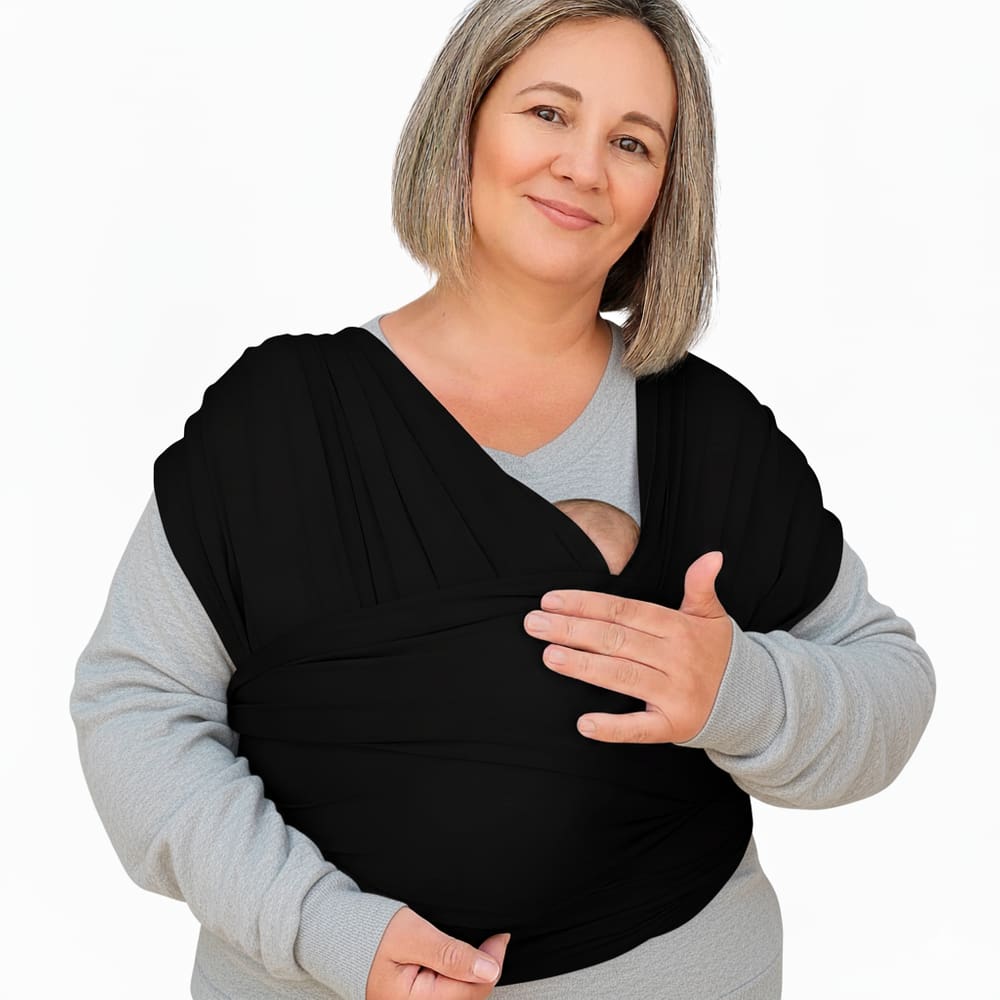 Sling Plus Size Ergonômico para Bebê | Carregador Tipo Camiseta Respirável e Ajustável | Conforto Seguro até 20kg – Best Sling