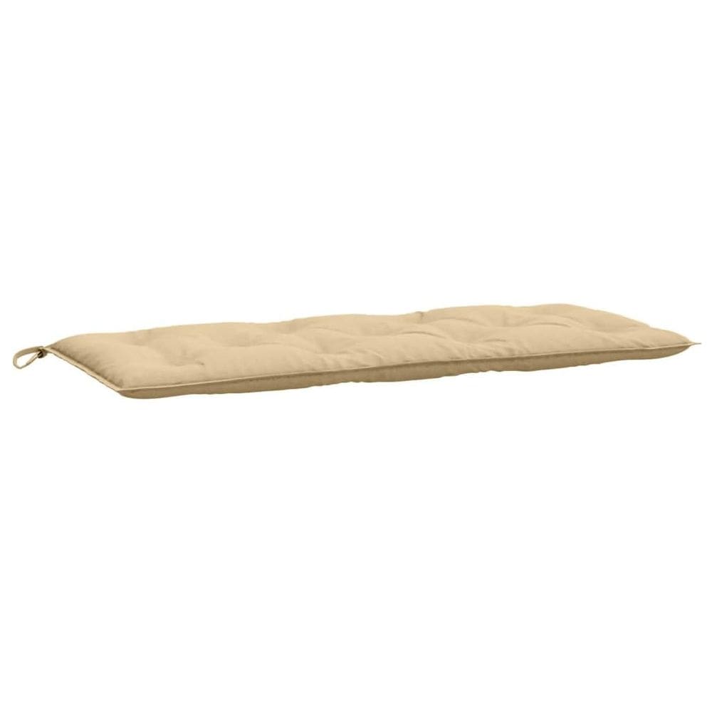 Almofada de banco de jardim VidaXL Melange Beige 120x50x7cm Poliéster