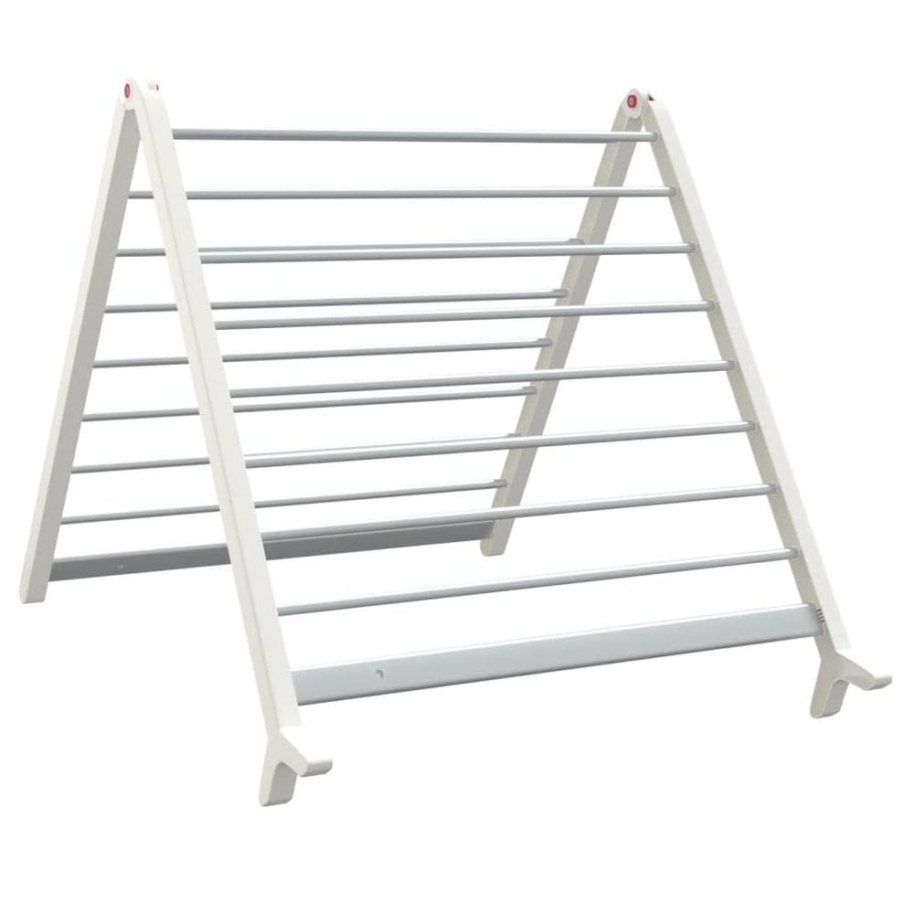 Rack de secagem VidaXL com banheira extensível ajustável de alumínio