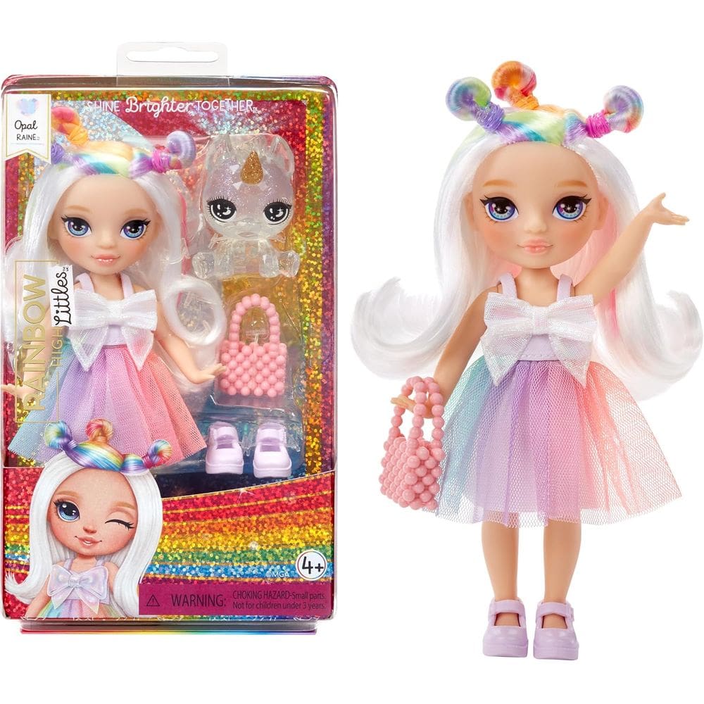 Rainbow High Littles Dolls- Opal Raine - Branco M SHOP COMERCIAL LTD