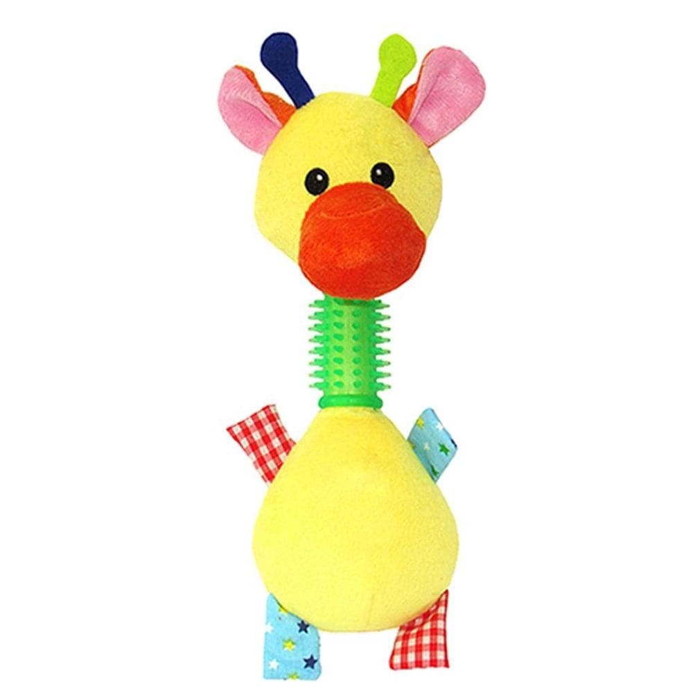 Brinquedo de Pelúcia com Mordedor para Cachorro Savana Pet - Pelúcia para Cães