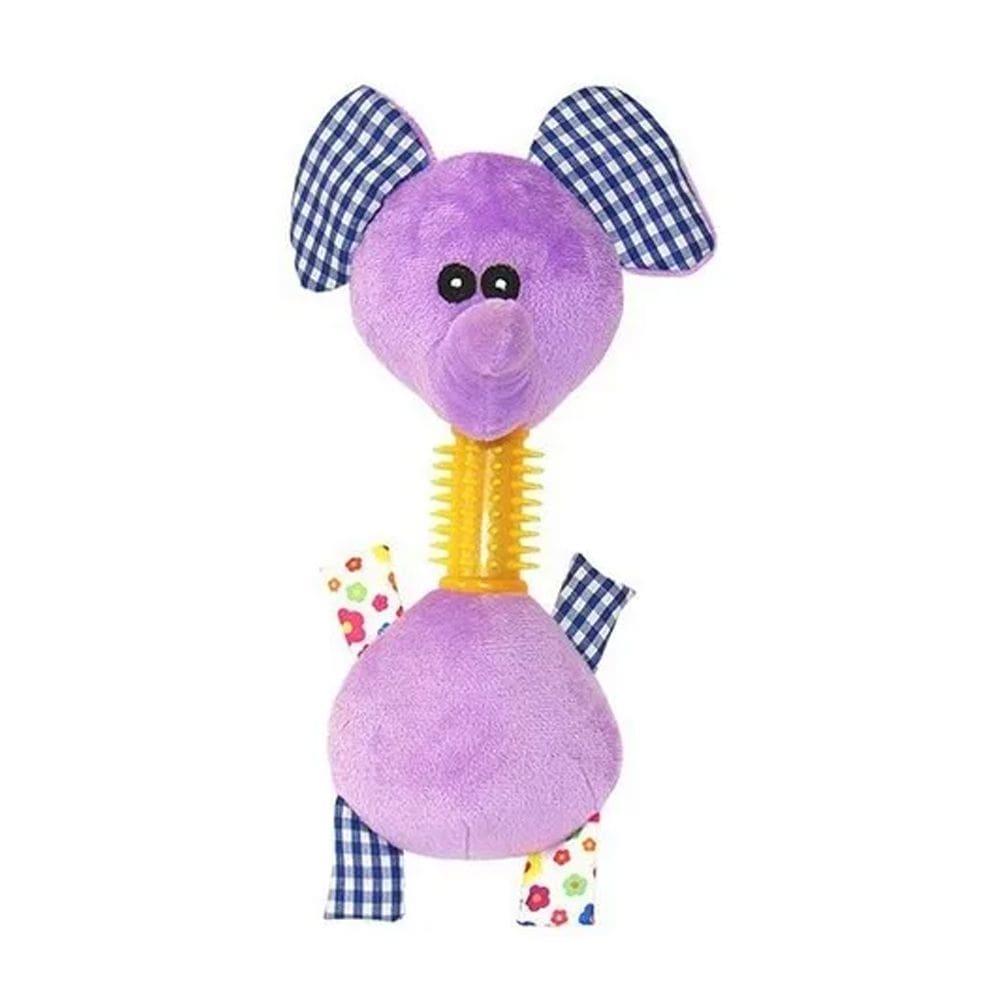 Brinquedo de Pelúcia com Mordedor para Cachorro Savana Pet - Pelúcia para Cães