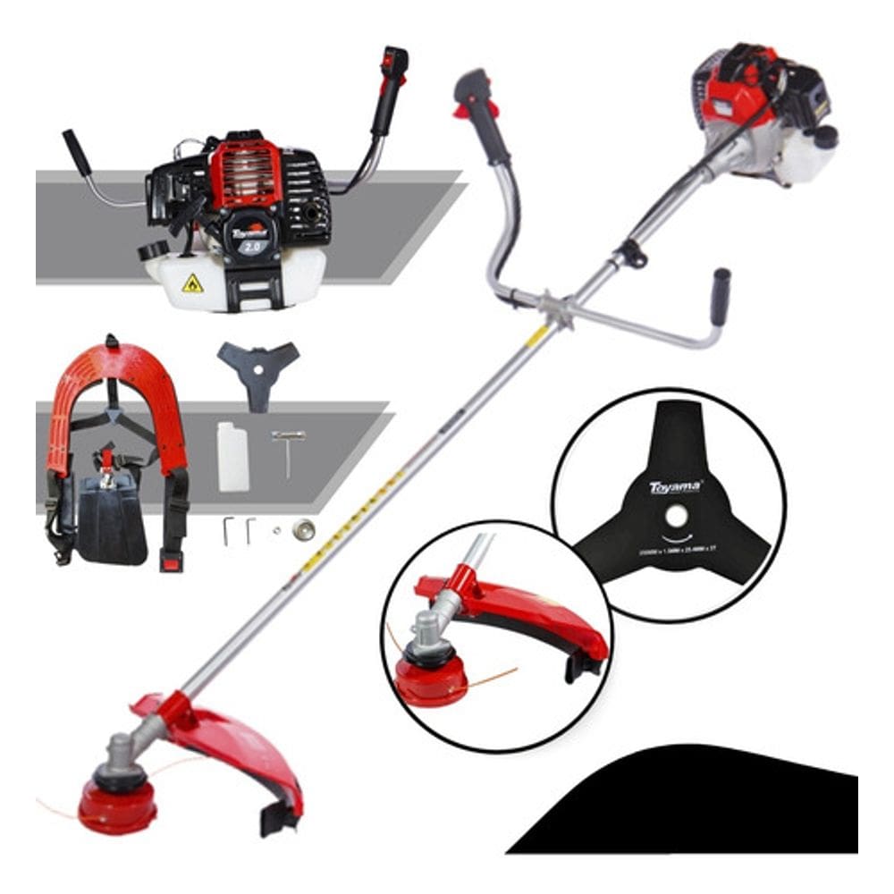 Roçadeira Toyama 2t 2hp Rt52l-b Superior A Tbc52h + Faca 3p