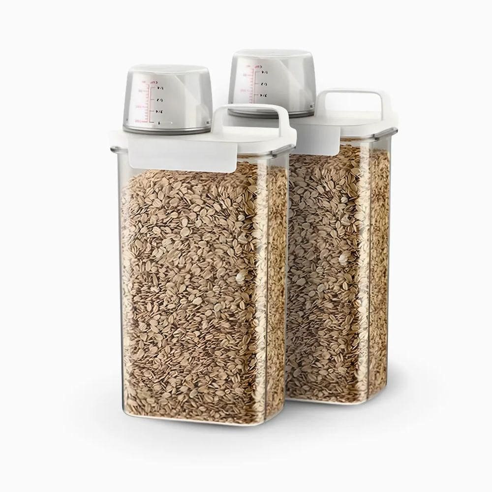 Recipiente Hermético Organizador Com Copo De Medição