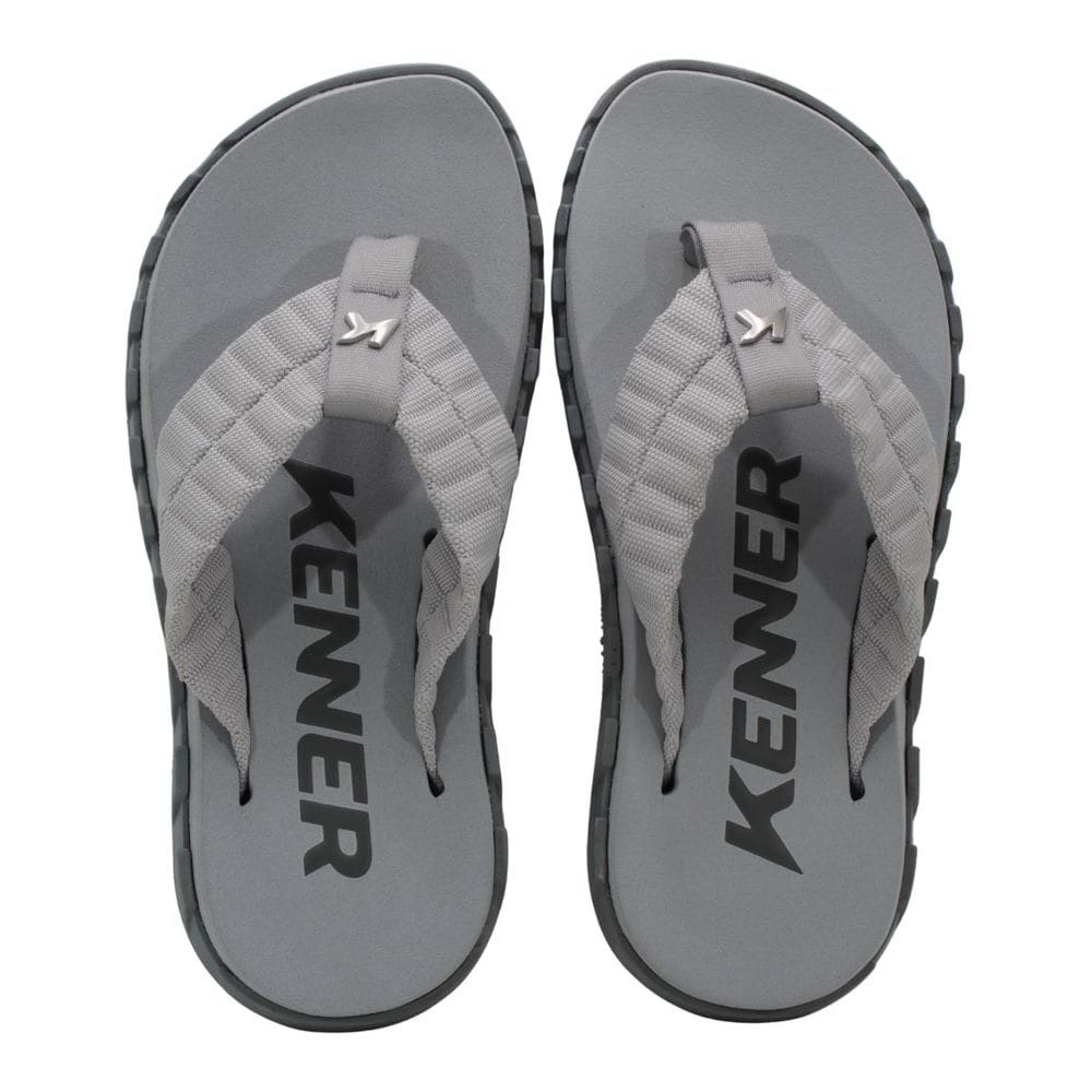 Chinelo Masculino Kenner Egn-01 Megah Puffer Cinza