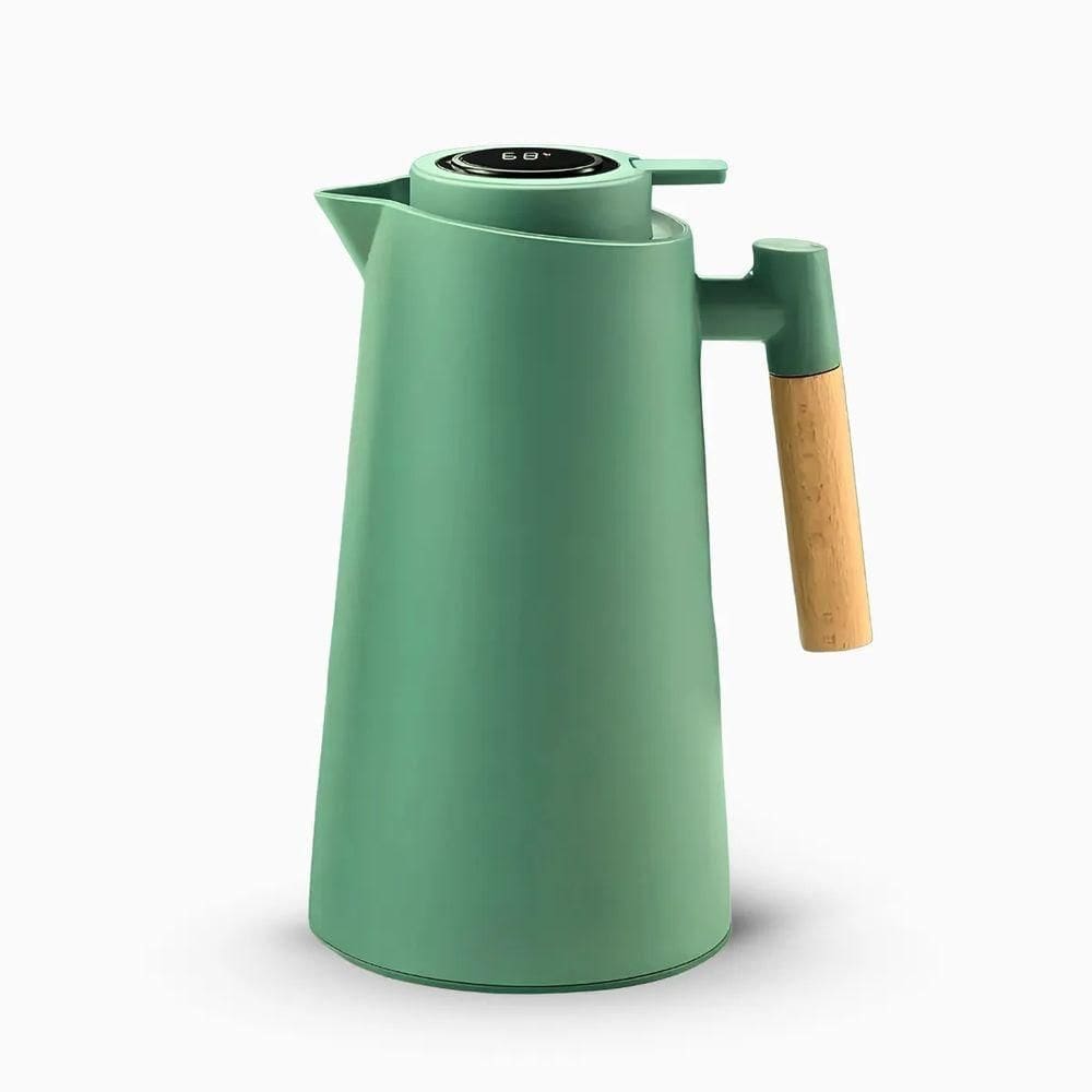 Garrafa Térmica Com Termômetro 1L Verde