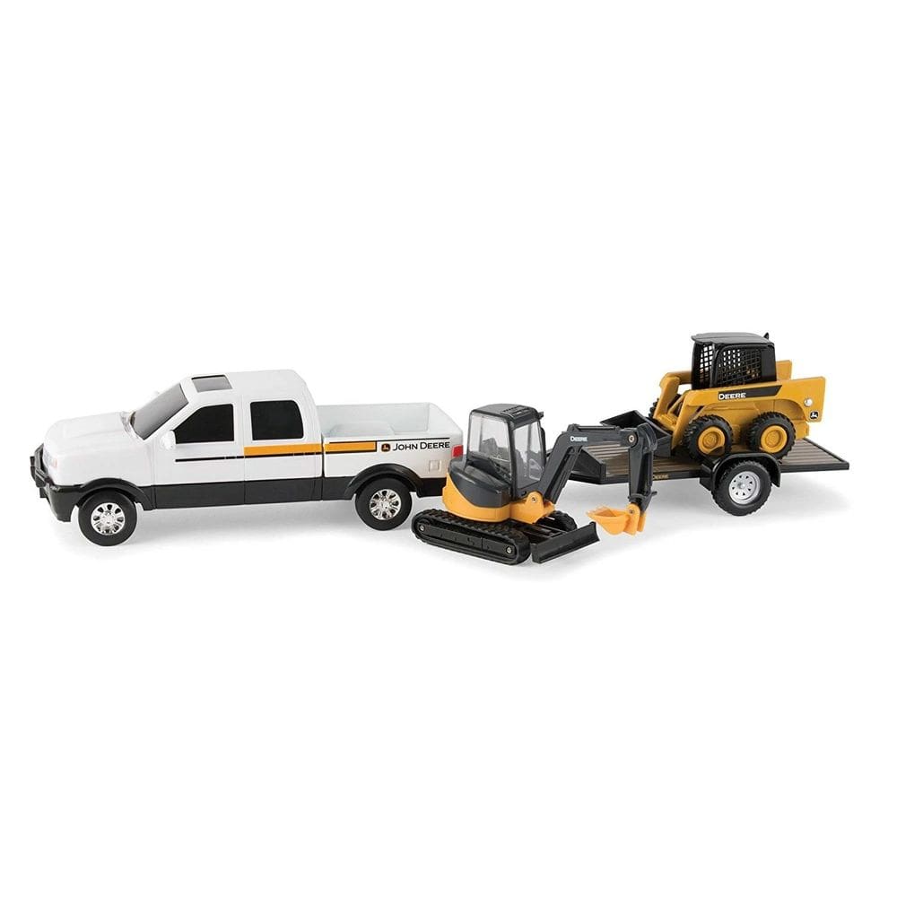 Conjunto de Veículos Construção John Deere Escala 1:32 ERTL