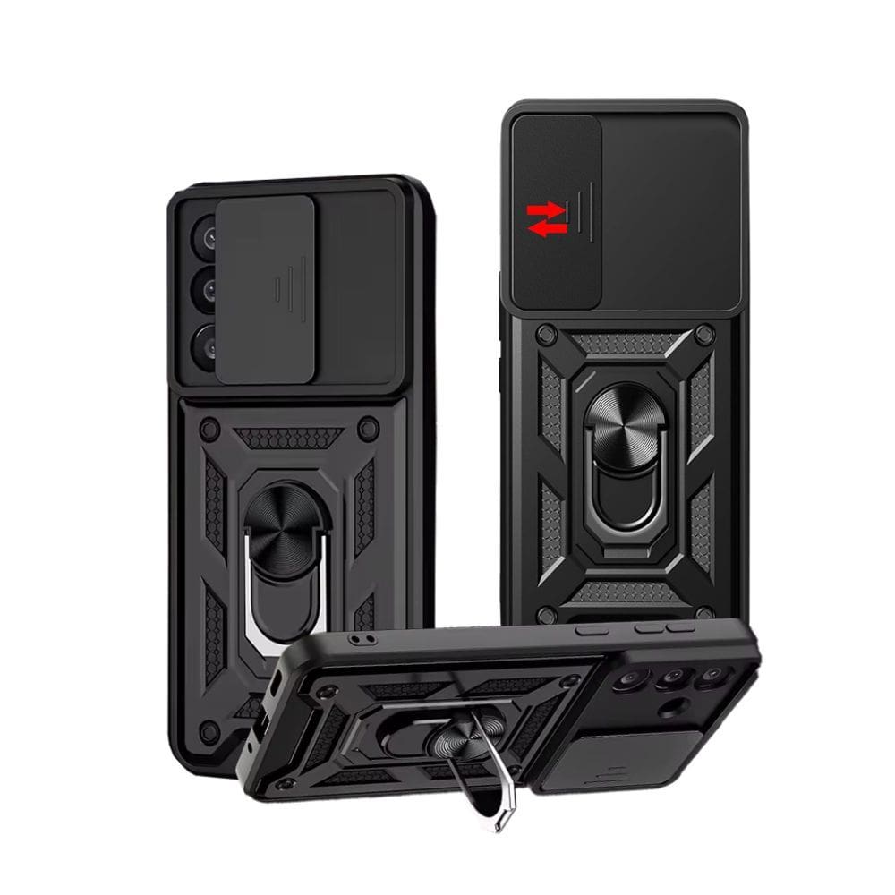 Capa Capinha Case para Samsung M56 5G - Protetora Resistente Anti Impacto Queda Armadura Militar Cor:Preto