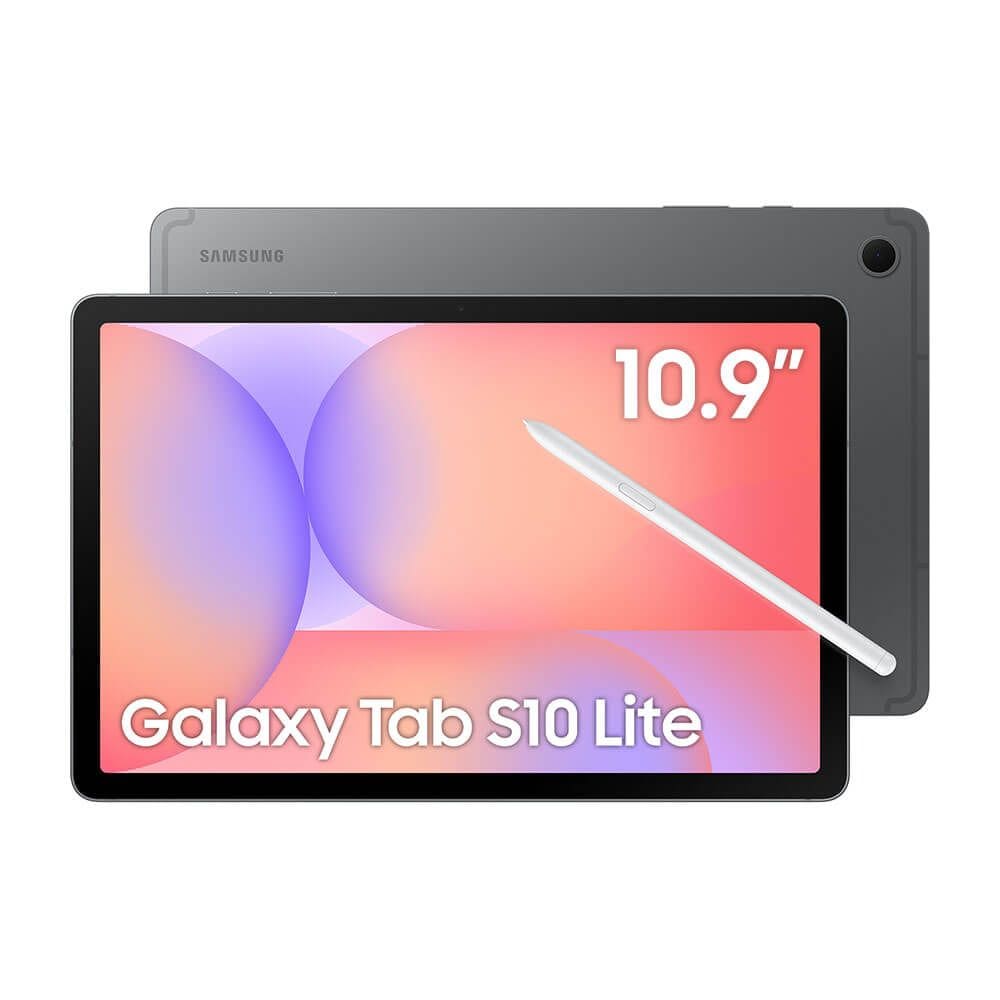Tablet Samsung Galaxy Tab S10 Lite WiFi, 256GB, 8GB RAM, Tela 10.9”, S Pen e Capa Smartbook Cover Inclusas - Cinza