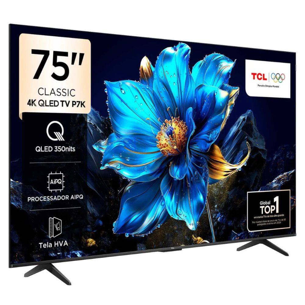 Smart TV TCL 75 Polegadas 75P7K | Casas Bahia