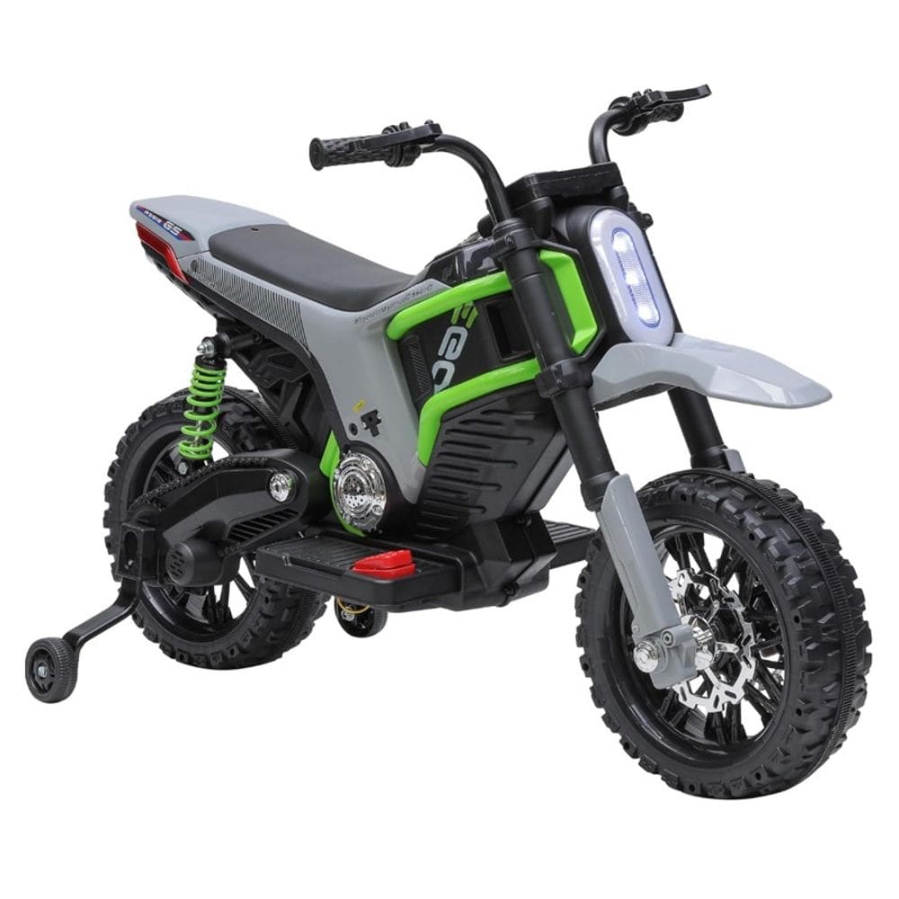 Moto Elétrica ZS Infantil 12V Verde com rodinhas - Zippy