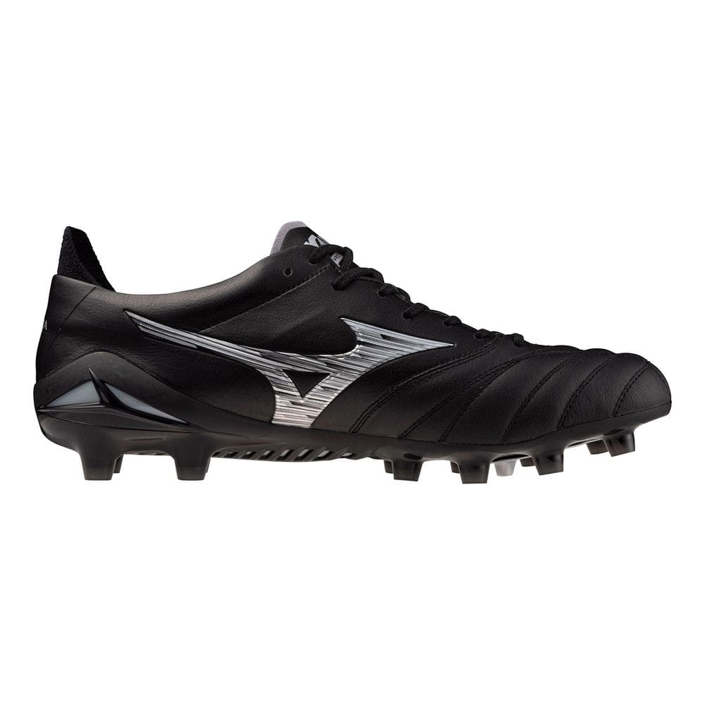 Chuteira Campo Mizuno Morelia Neo IV Japan - Preto-Prata