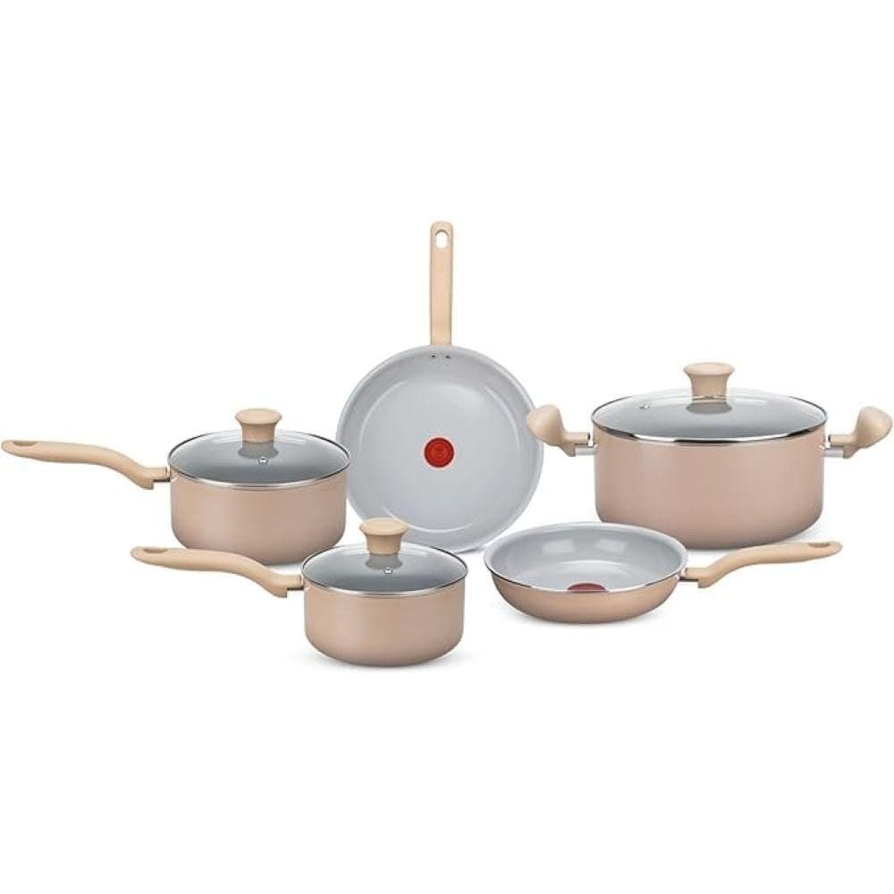 Conjunto 5 Peças Ceramic Light Sand 2100137880 - Rochedo