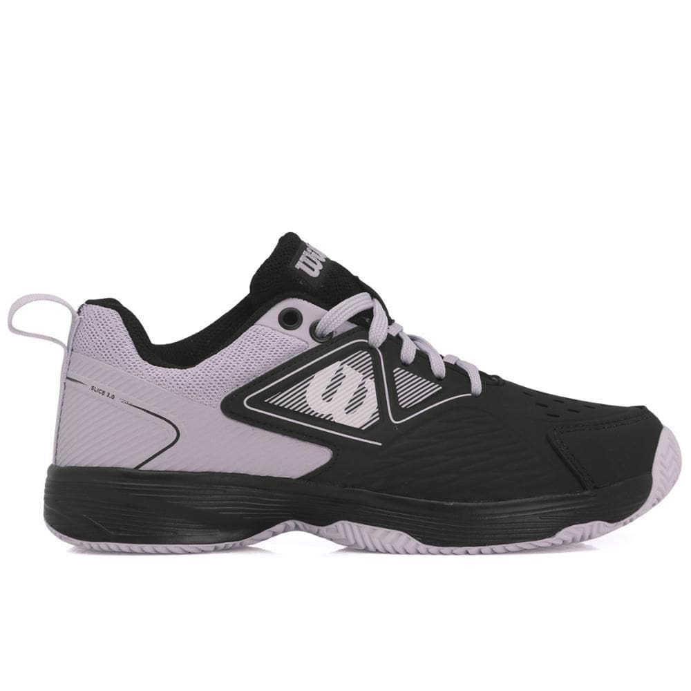 Tênis Wilson Slice 3.0 - Clay - Saibro - Preto e Lilás