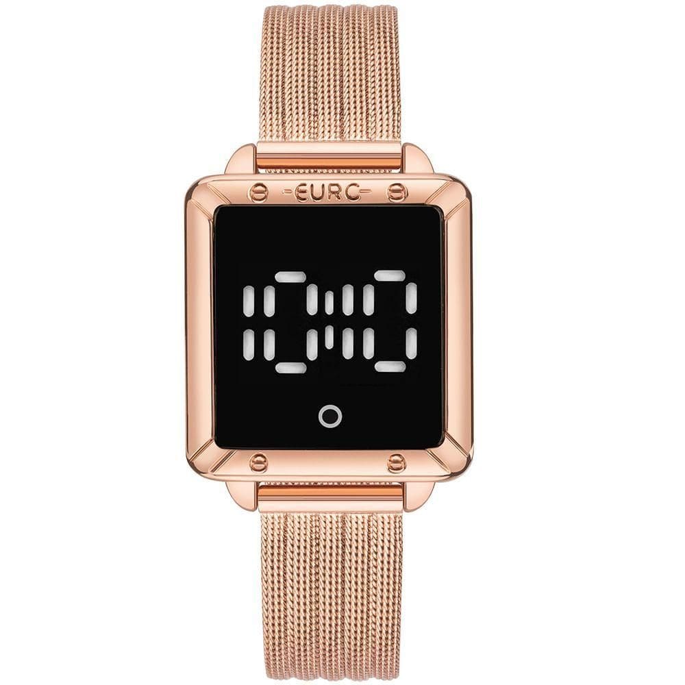 Relógio Euro Feminino Fashion Fit Led Rosé - Eumd2404af-4j Relógio Euro Feminino Ff Led Rosé - Eumd2404af-4j
